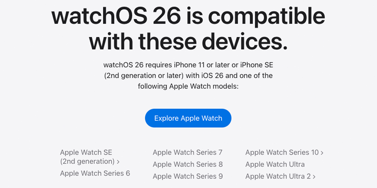 Watchos 26