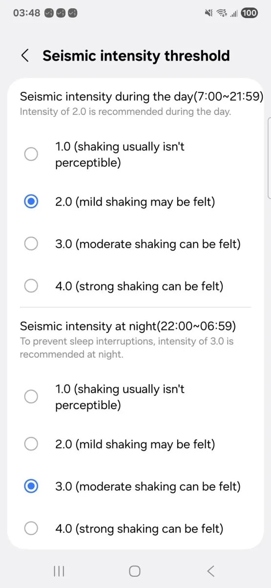 Samsung jaunā zemestrīču brīdinājumu sistēma 3