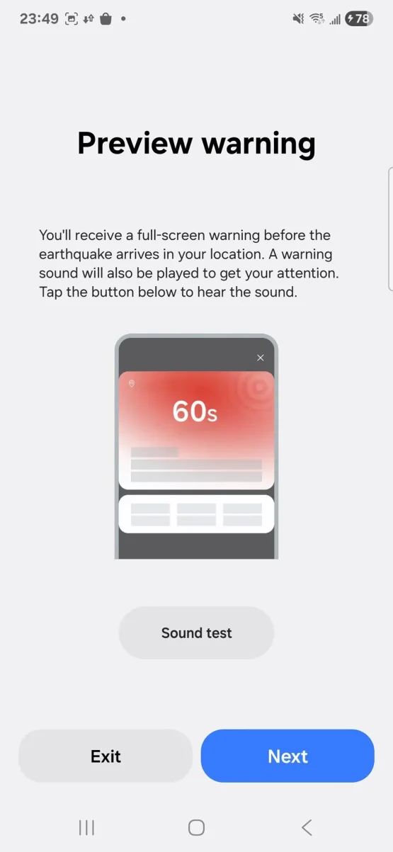 Samsung jaunā zemestrīču brīdinājumu sistēma 6