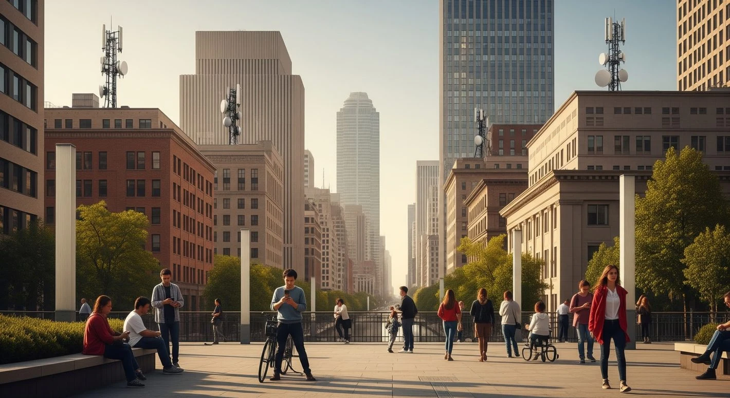 6g šūnu torņi Image Gemini