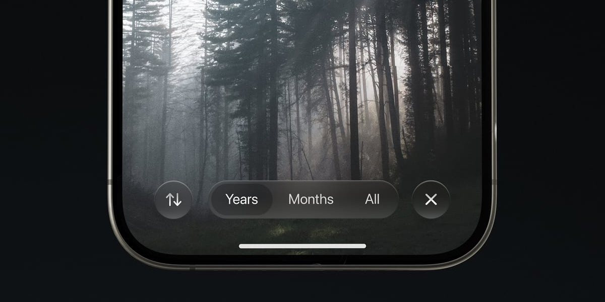 Concepto diseño iOS 26