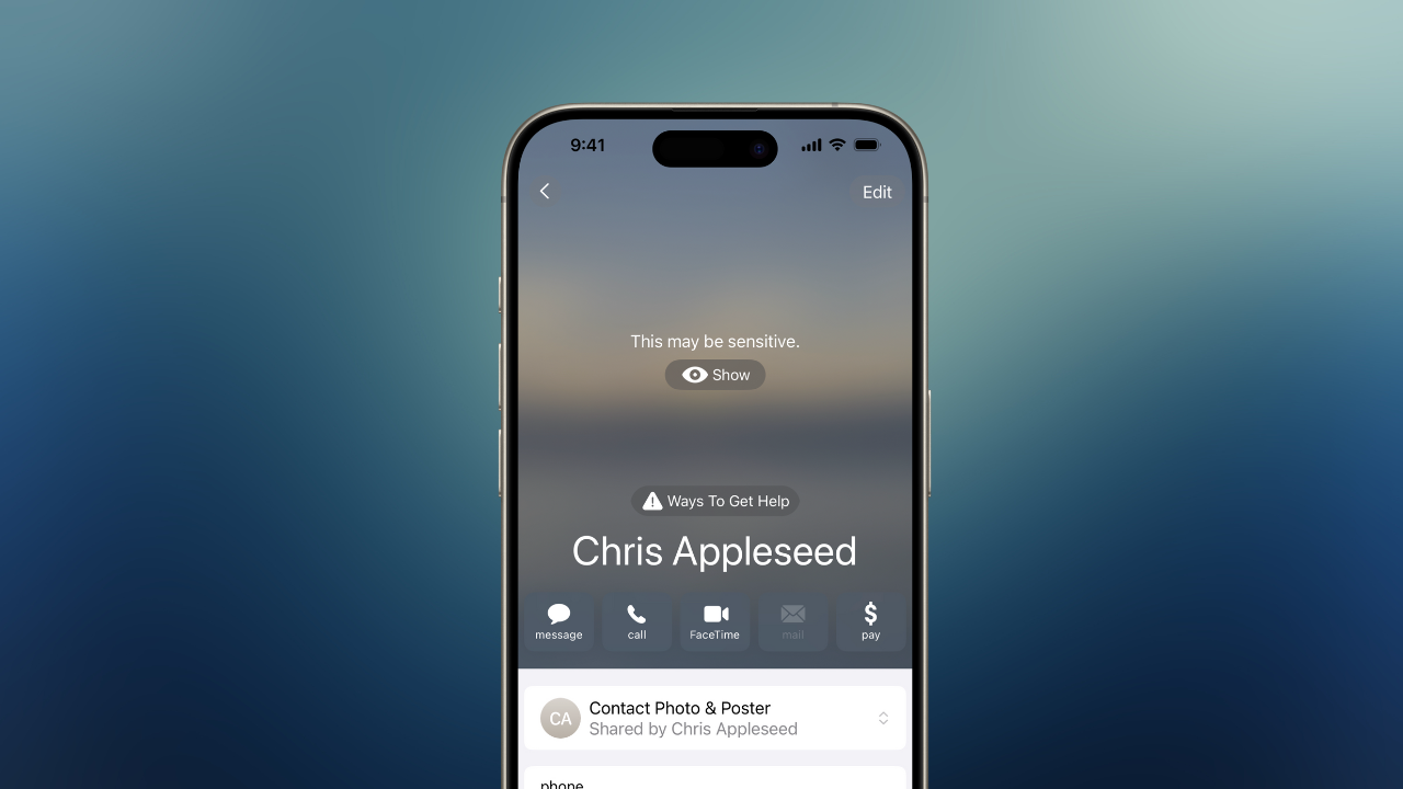 Cómo recibir avisos de contenido sensible en tu iPhone