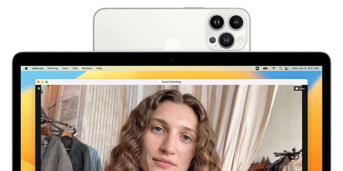 Continuidad de cámara en macOS Ventura