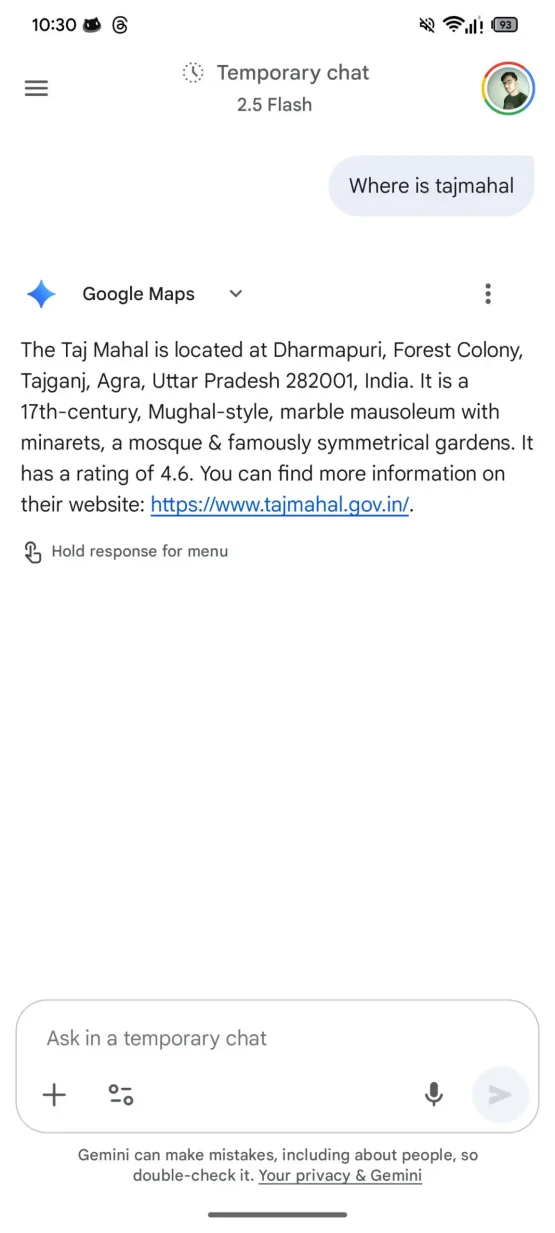 Google Gemini Pagaidu tērzēšanas funkcijas noplūde 3