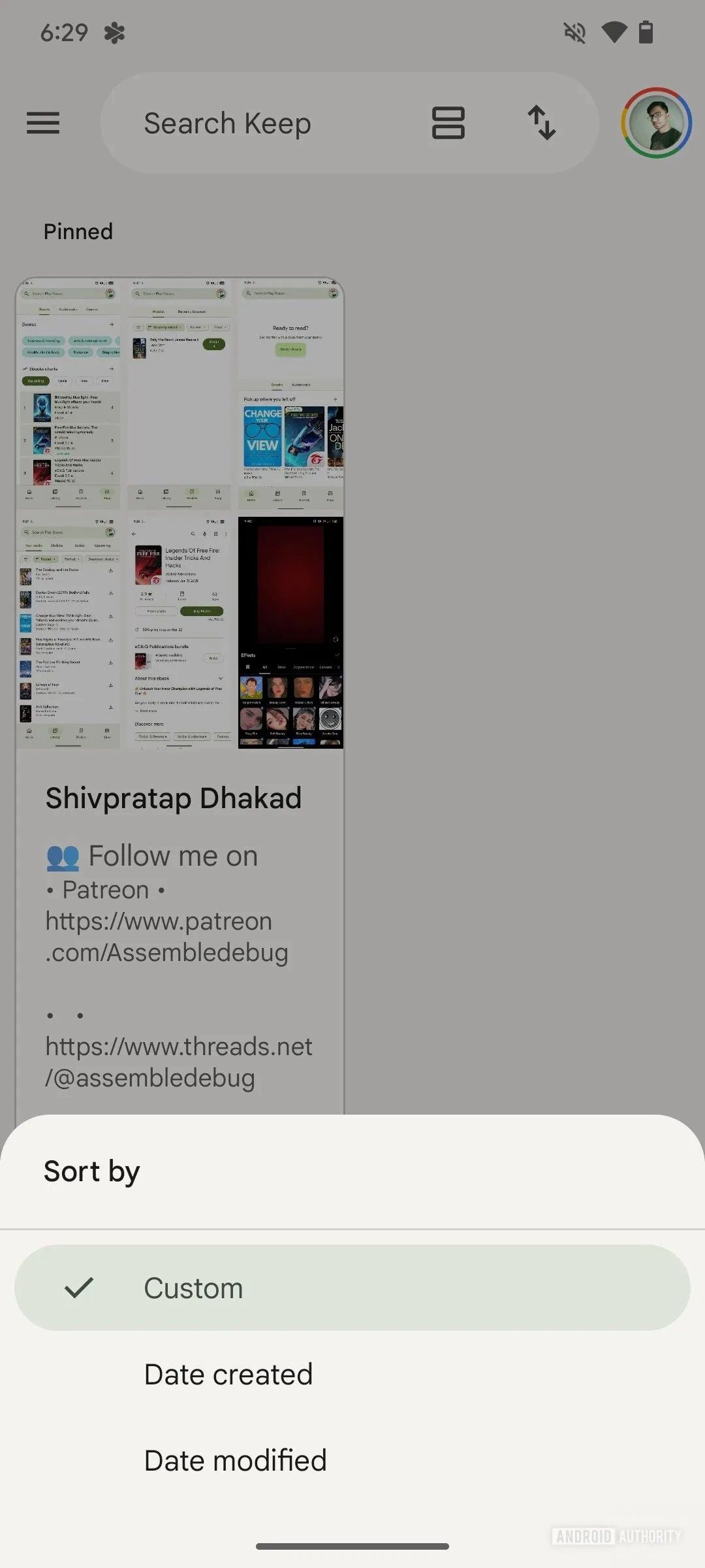 Google saglabājiet kārtas piezīmju 1. funkciju