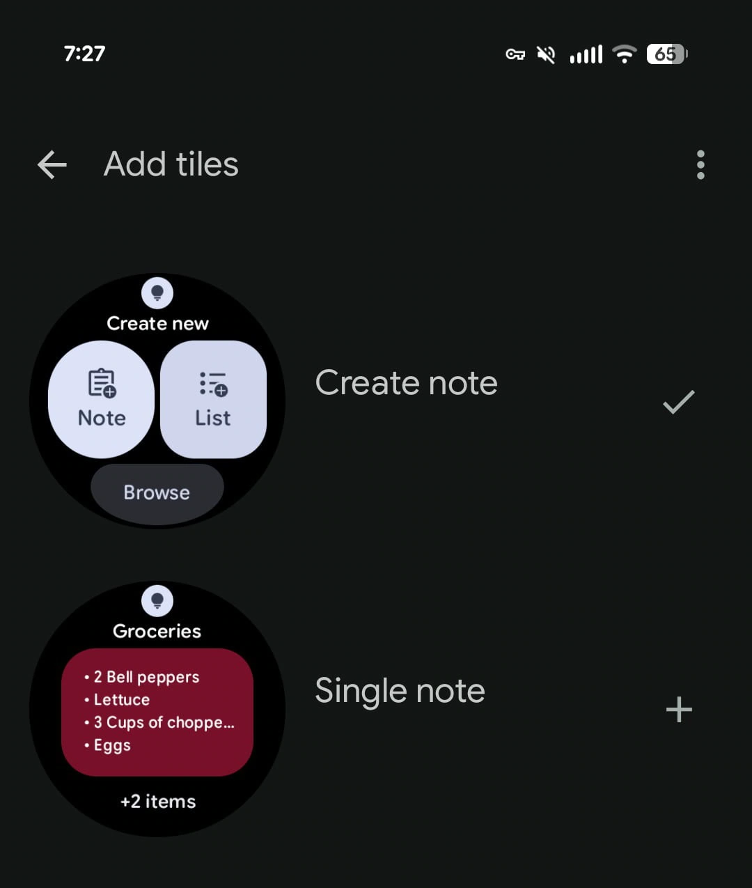 Google turpiniet valkāt OS flīzes
