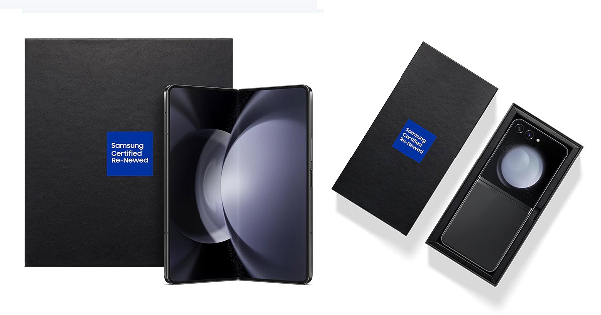 Samsung's "Atkārtots jaunais" Programma padara Galaxy Z Foldables pieejamāku