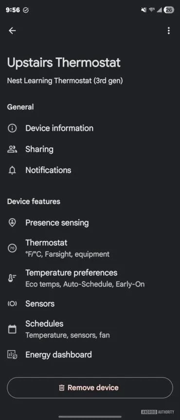 Google mājas temperatūras plānošana Nest 1