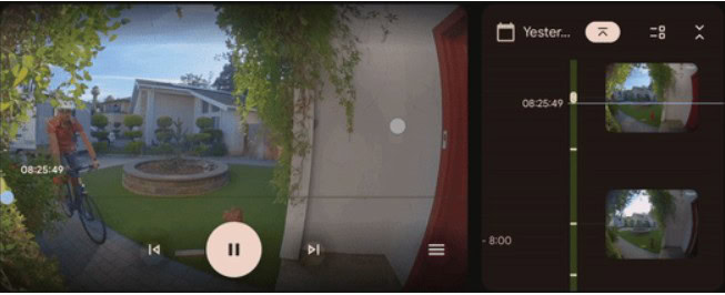 Video vēstures ātrs meklējums