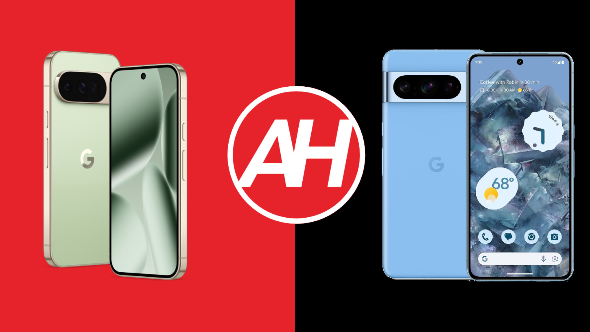 Tālruņa salīdzinājumi: Google Pixel 10 Pro vs Google Pixel 8 Pro