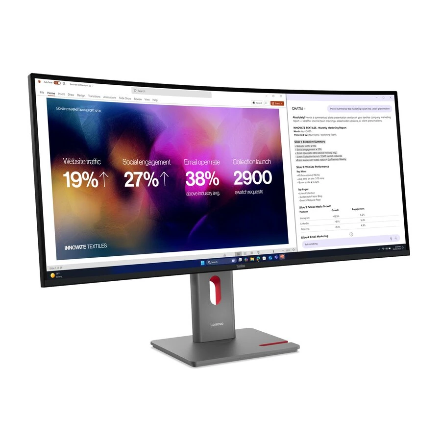 Lenovo ThinkVision P40WD 40 noplūde 1