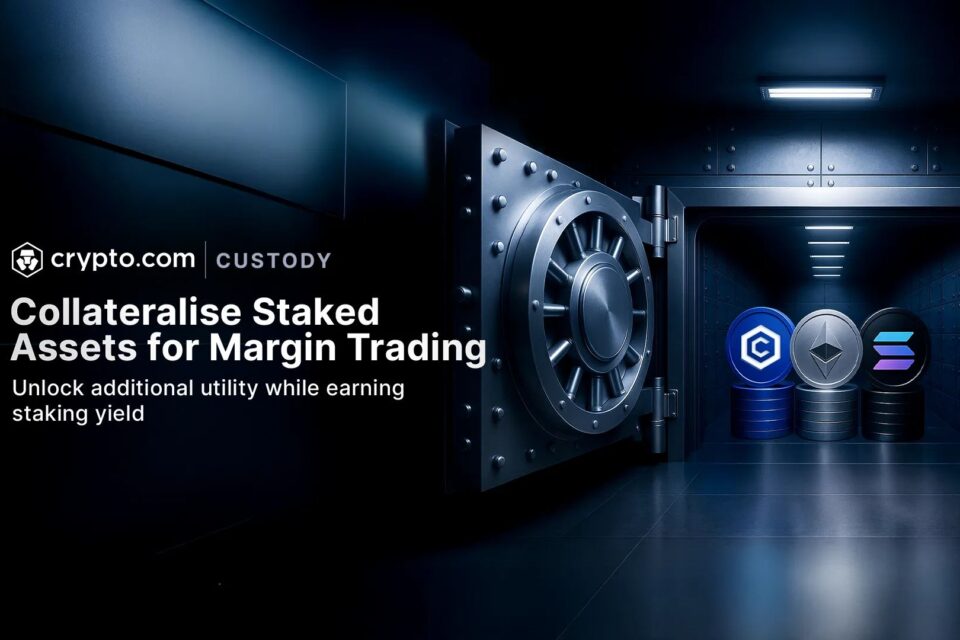 Crypto.com aizbildnība tagad ļauj klientiem izmantot STACKE Aktīvus kā nodrošinājumu starpnodrošināšanai