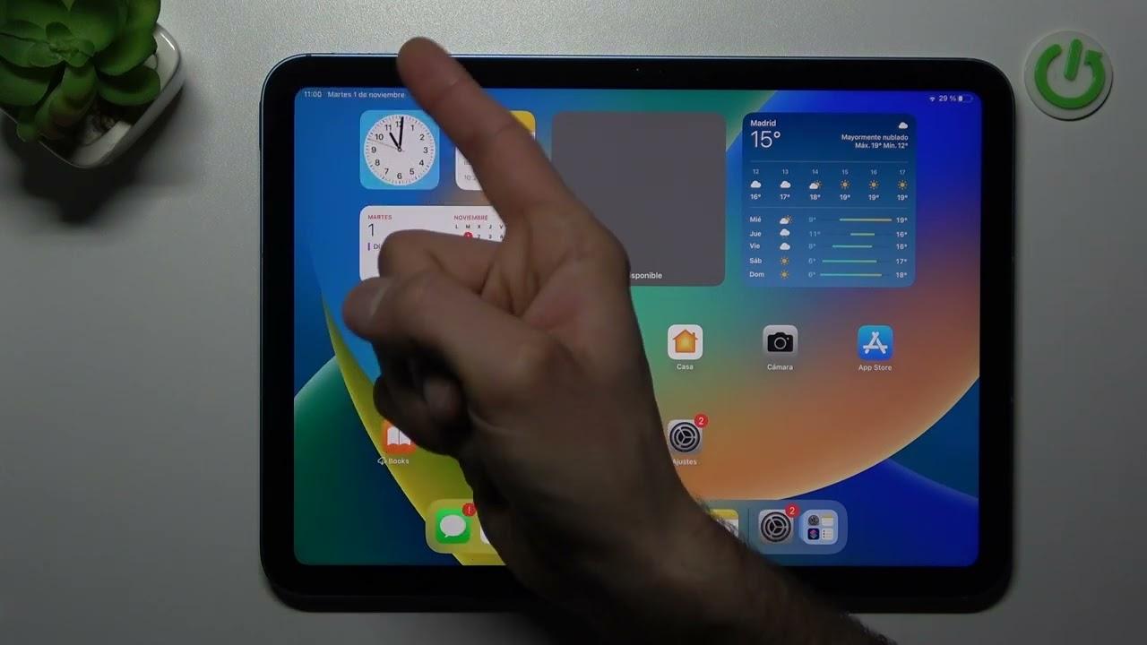 Cómo encender y configurar tu iPad