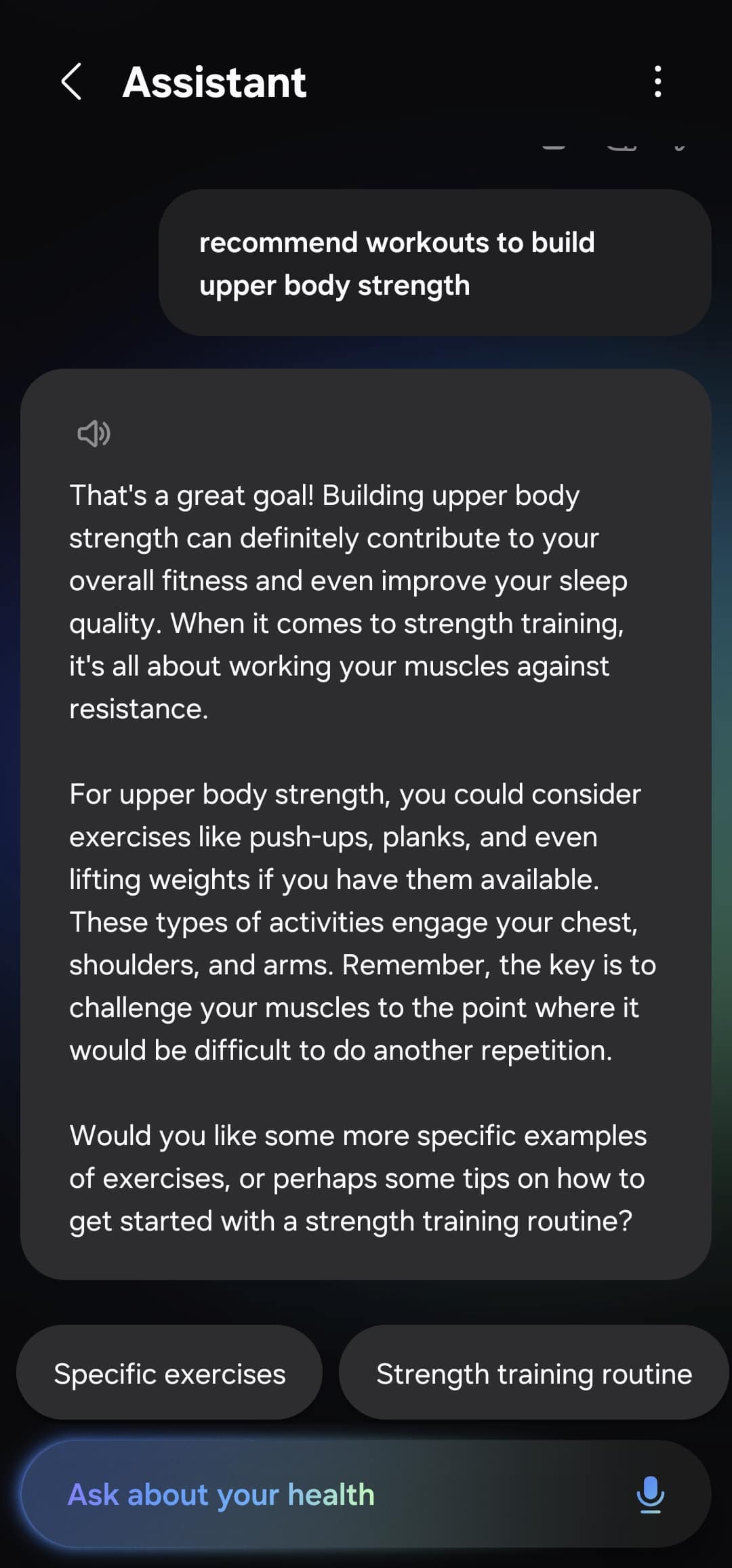 Samsung Health AI palīgs (5)