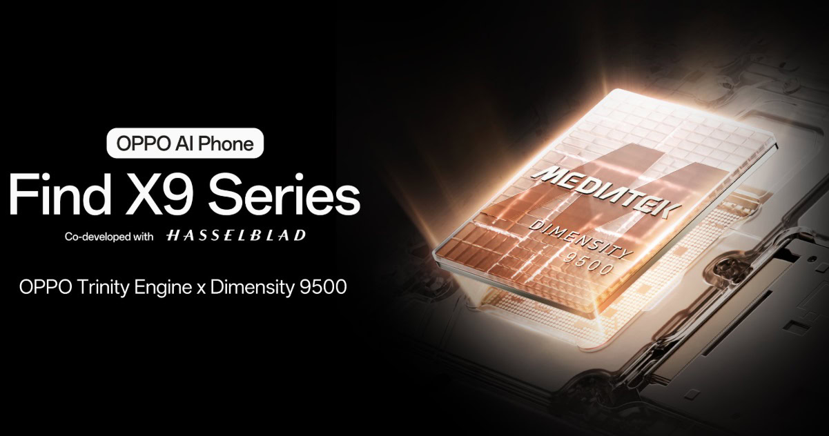 Oppo Atrast X9 sērijas globālo debiju apstiprināja līdzās mikroshēmai