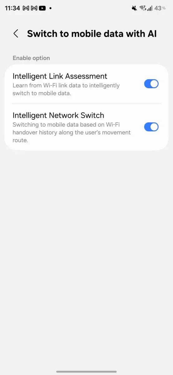 Samsung One Ui 8 5 Ai Wi Fi savienojamība pārslēdz 2