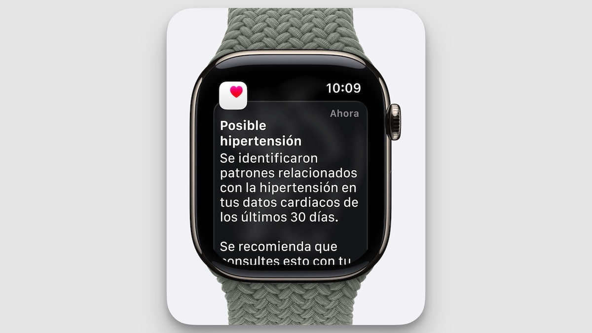 Tensión Arterial en Apple Watch