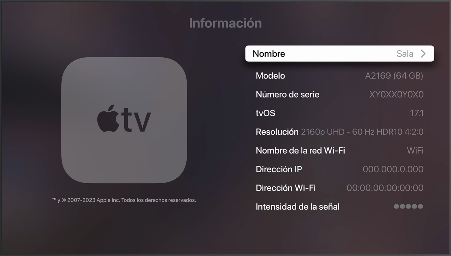 Cómo restablecer tu Apple TV