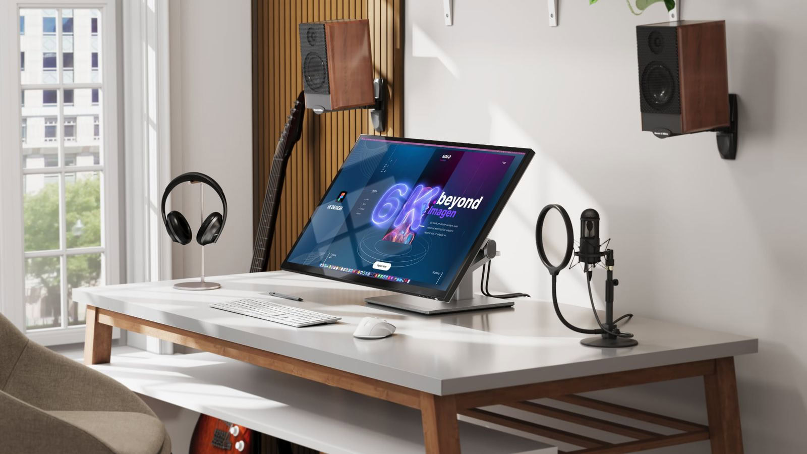 Iepazīstieties ar alogisko skaidrību 6K pieskārienu: 32 collu ar Mac saderīgu skārienekrāna displeju