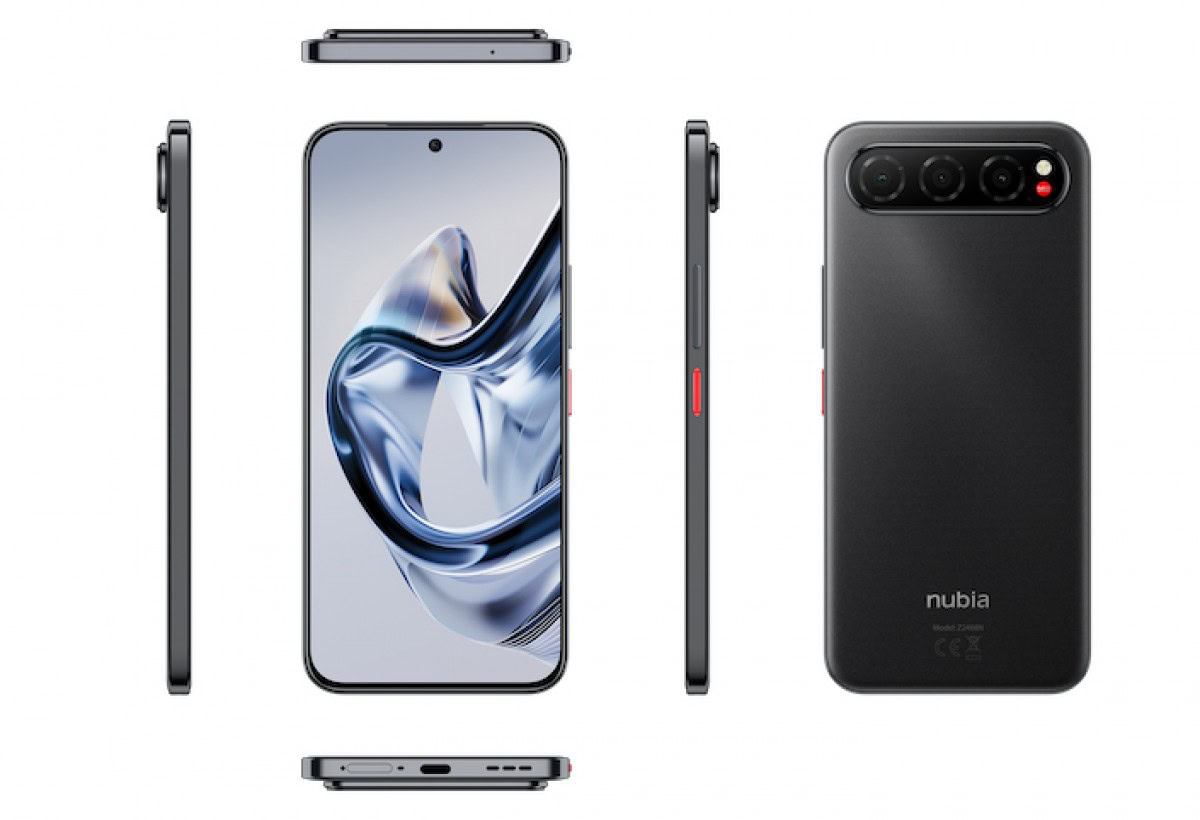 Nubia Air Design Visi leņķi