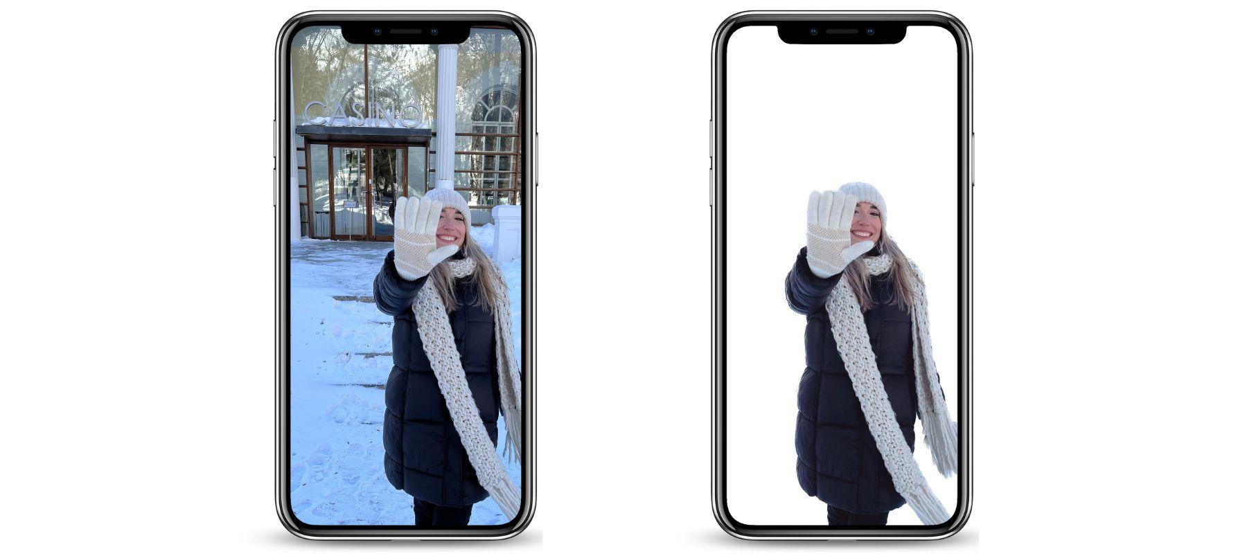 Izgrieziet tēmu ar iPhone