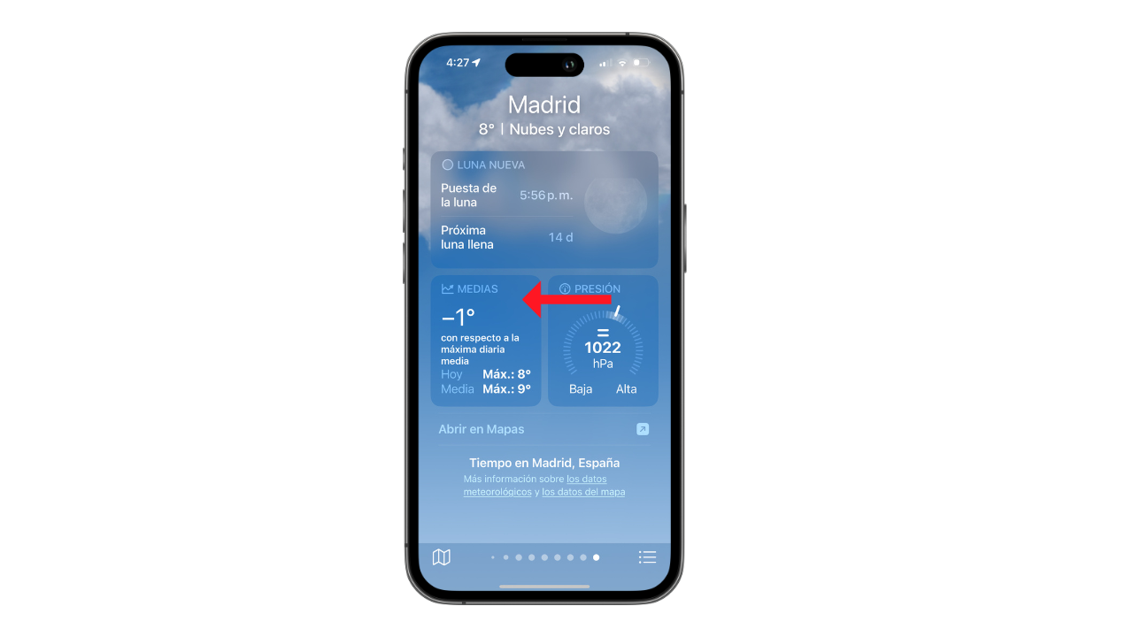 Lietus paziņojumi par iPhone