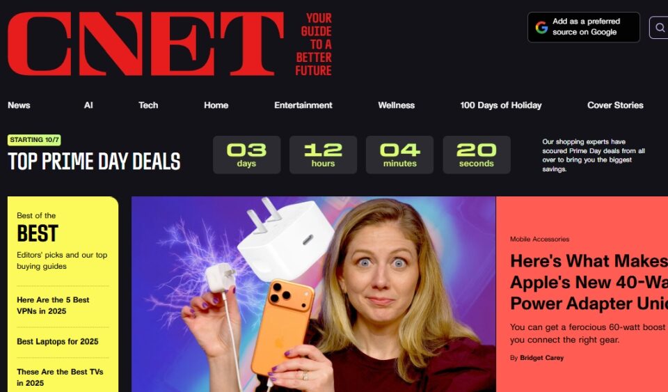 10 labāko tehnoloģiju ziņu vietnes, kas seko 2025. gadā