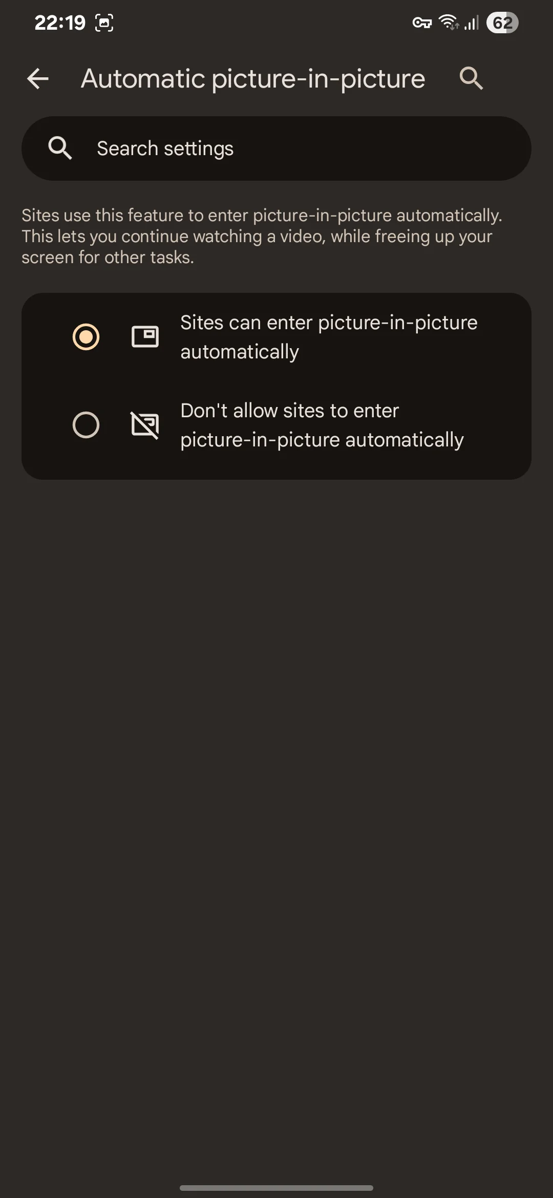 Google Chrome Android Automātiskā bilde attēlā noplūde 3