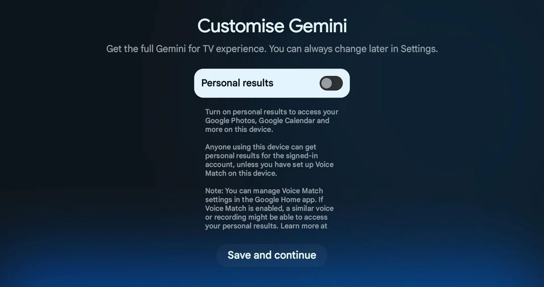 Google Gemini AI Sony Google TV izlaišana 2
