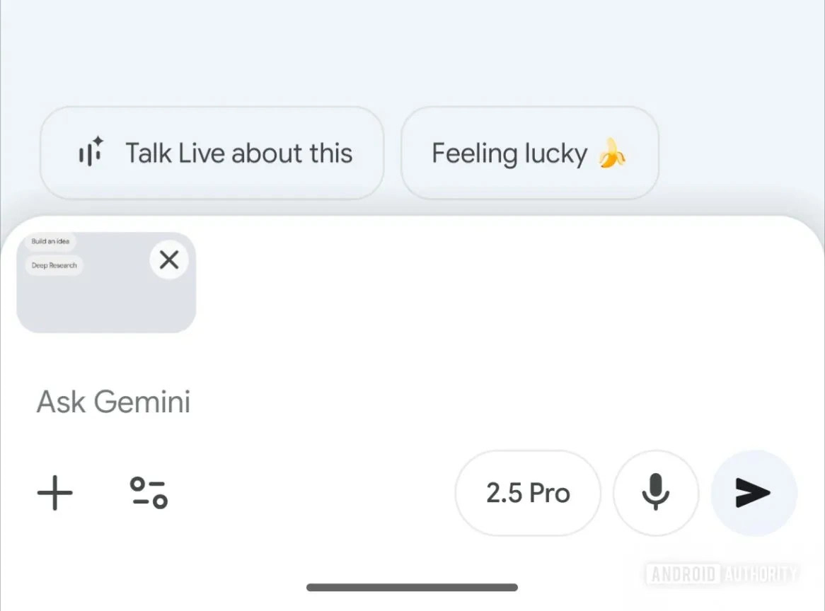 Google nano banāns jūtas laimīgs