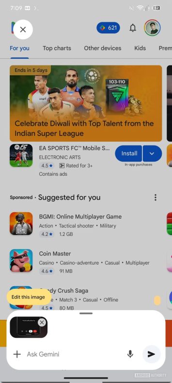 Gemini pārklājums rediģēt šo attēlu mērogotā veidā