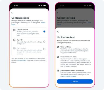 Instagram satura iestatījums