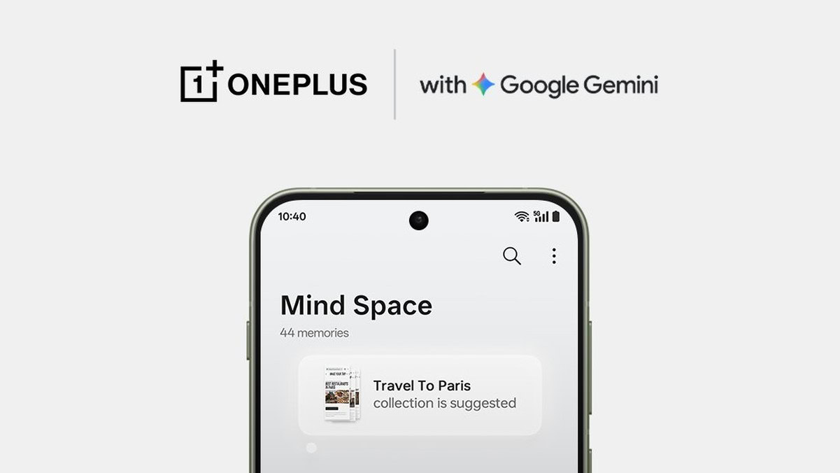 Oxygenos 16 pārsniegs OnePlus prāta telpu ar Google Gemini