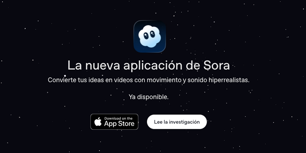 Sora en la App Store