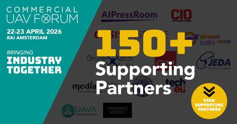 Vairāk nekā 150 organizācijas Atpakaļ uz pirmo komerciālo UAV forumu Amsterdamā