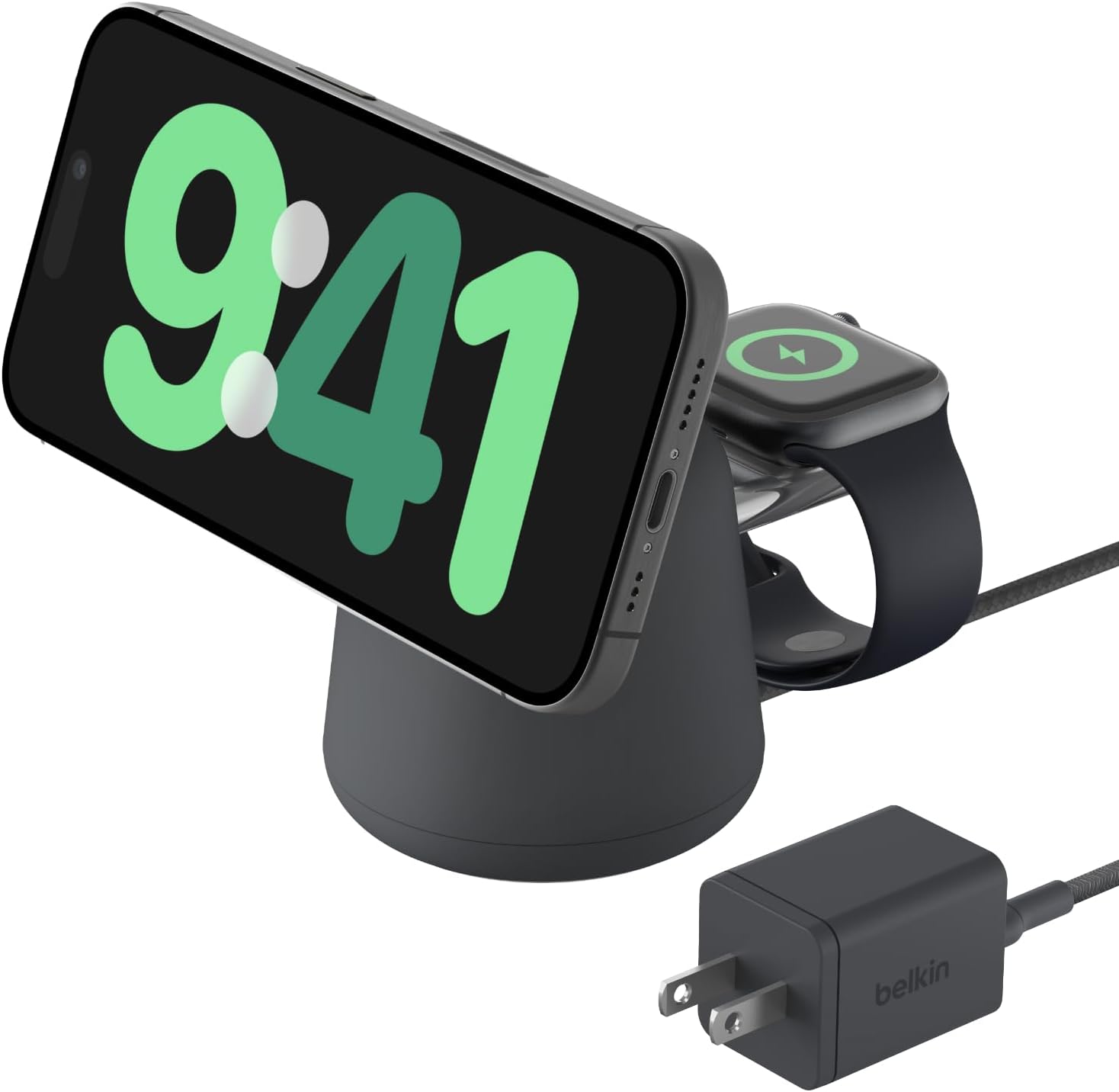 Belkin 2-in-1 MagSafe bezvadu uzlādes doks