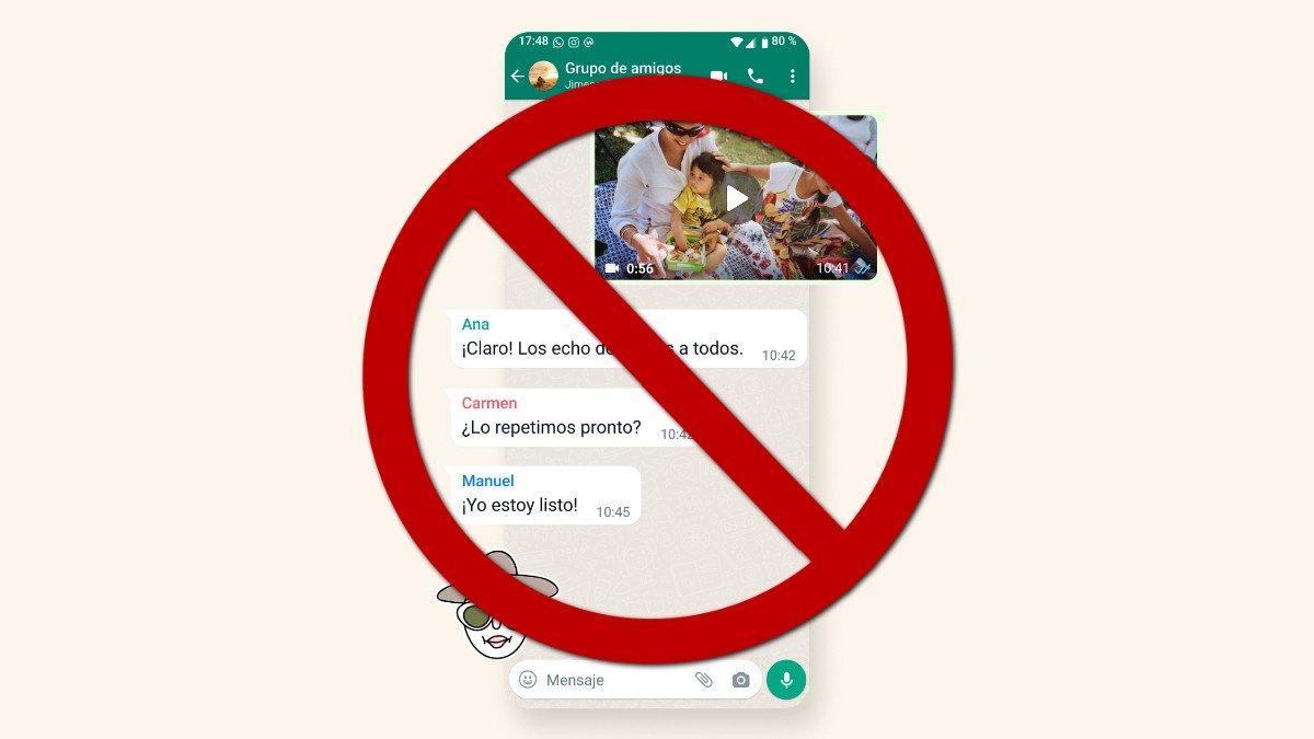 Problēma ar rakstīšanu WhatsApp grupās