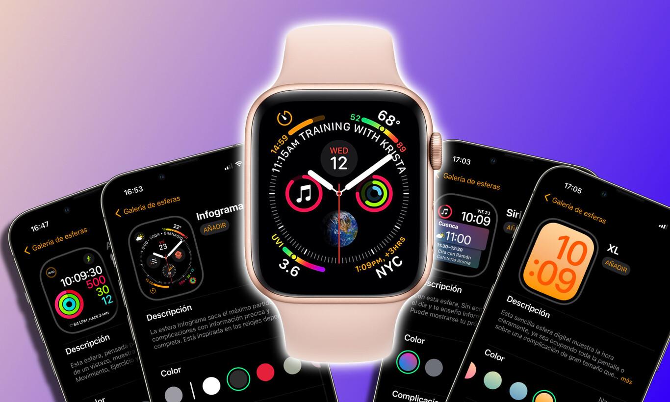 Velciet, lai mainītu seju Apple Watch pulkstenī Velciet, lai mainītu seju Apple Watch pulkstenī
