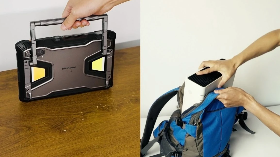 Ulefone Armor Pad 5 Ultra salīdzinājumā ar tradicionālo projektoru (6)