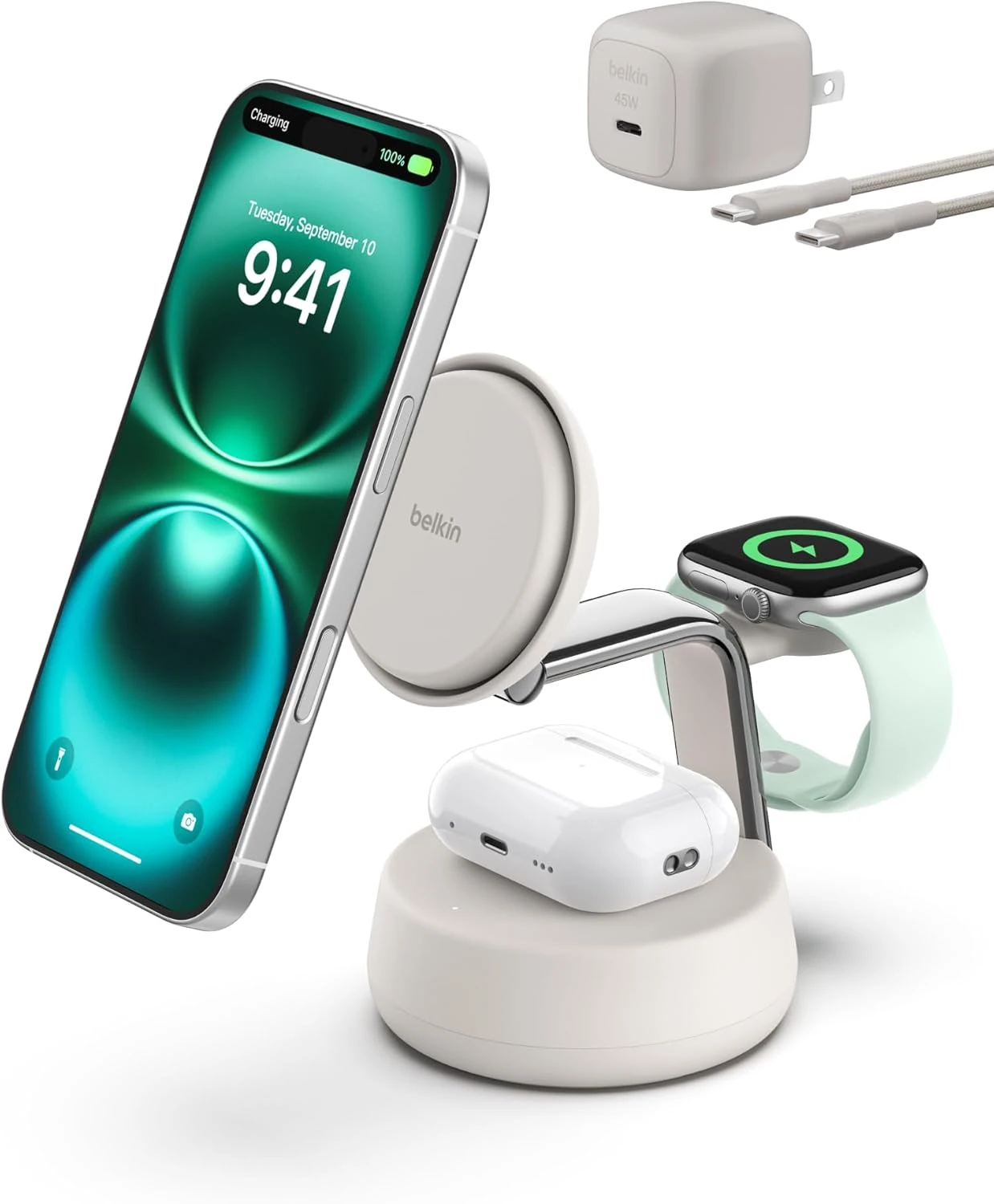 Belkin UltraCharge Pro labākie Qi2 lādētāji