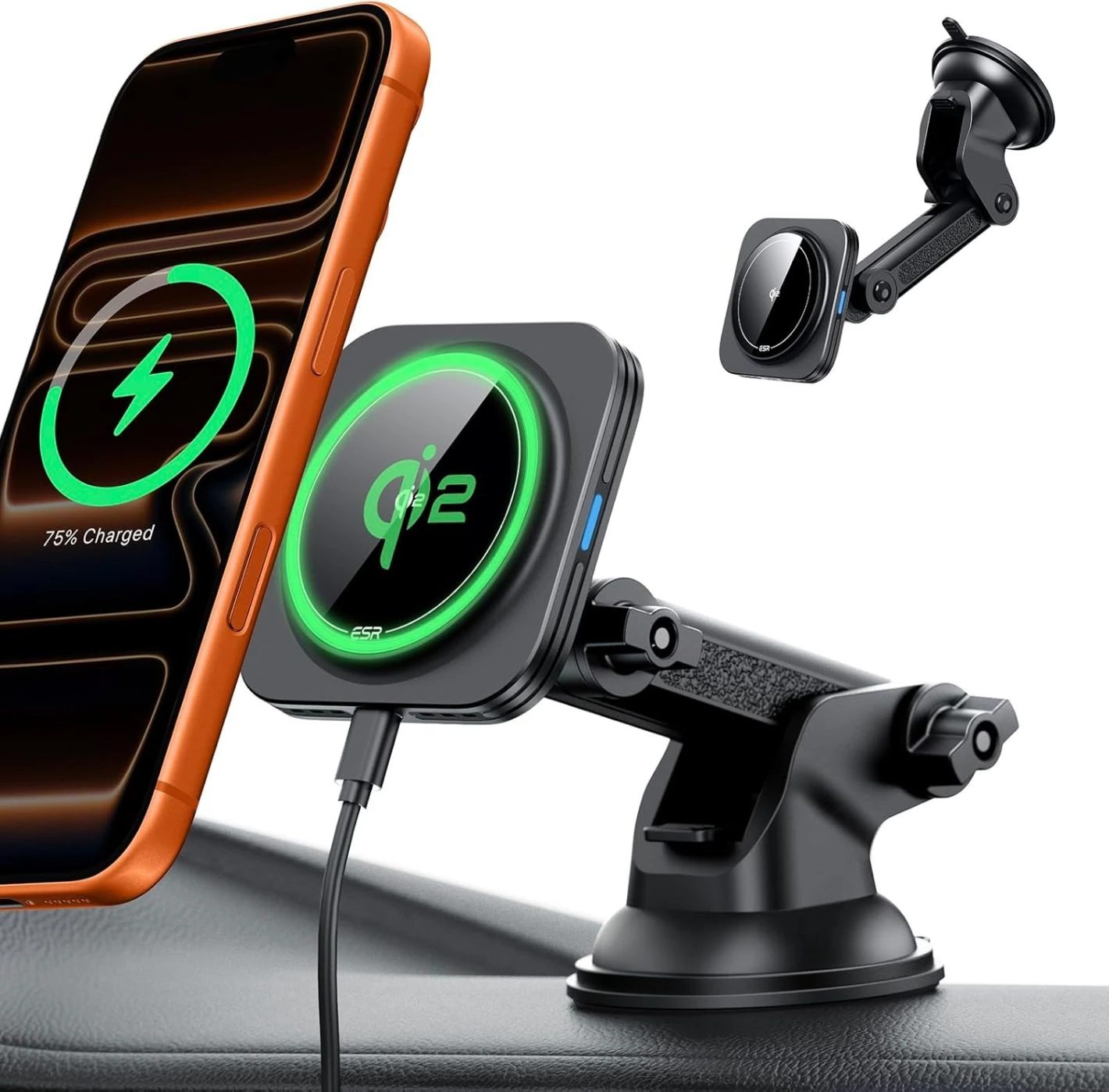 ESR automašīnas stiprinājuma lādētājs