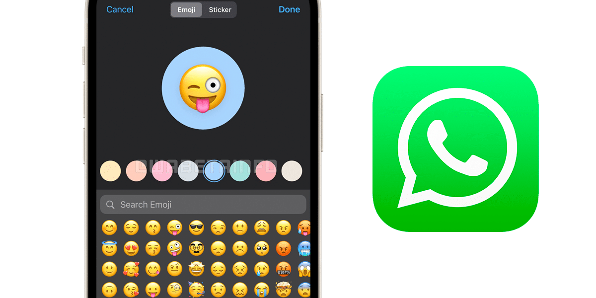 WhatsApp grupu ikonas un izsaukuma signāli