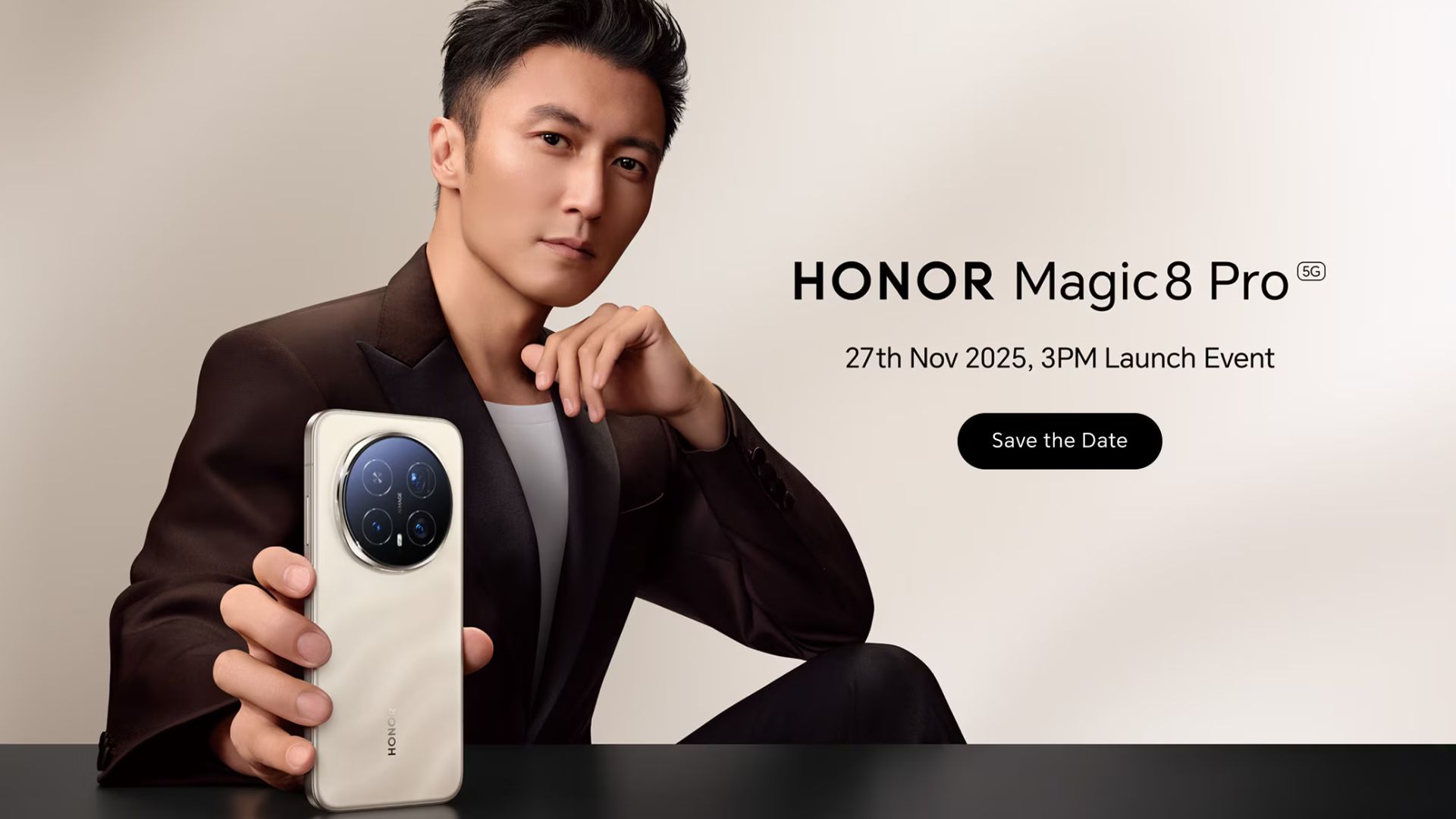 HONOR Magic8 Pro globālās palaišanas datums ir noteikts 27. novembrī