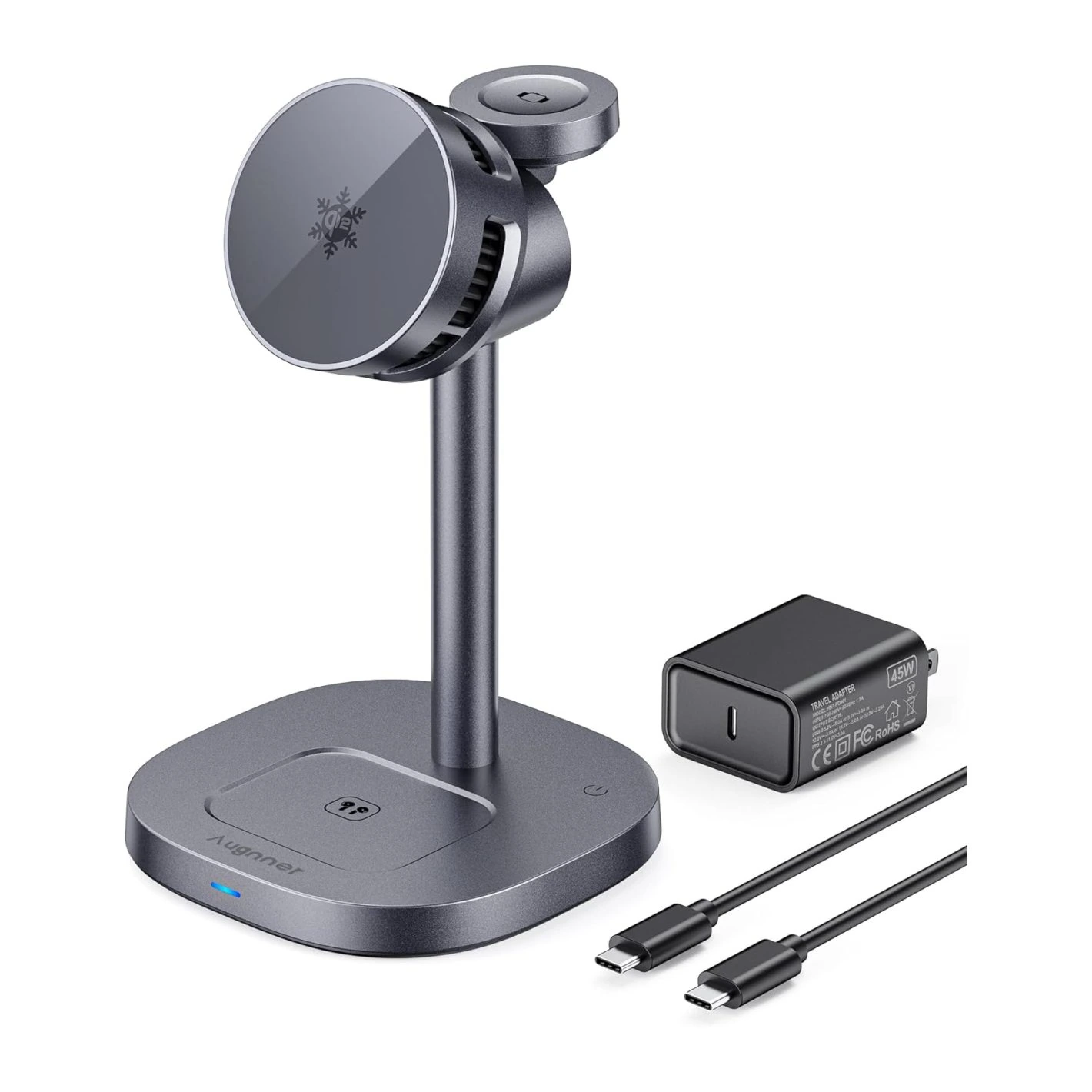 Augnner magnētiskais bezvadu lādētājs