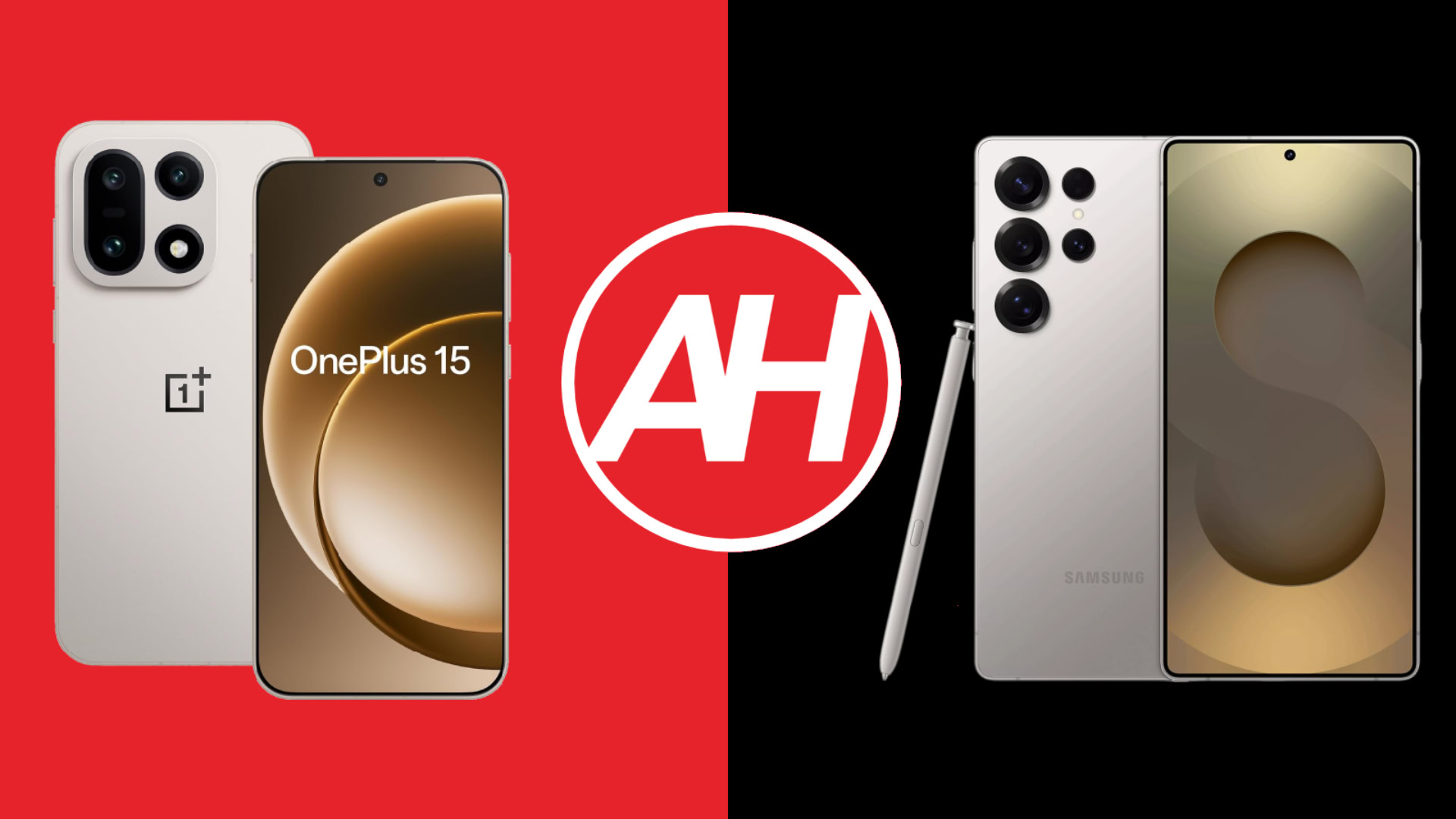 Tālruņu salīdzinājumi: OnePlus 15 vs Samsung Galaxy S25 Ultra