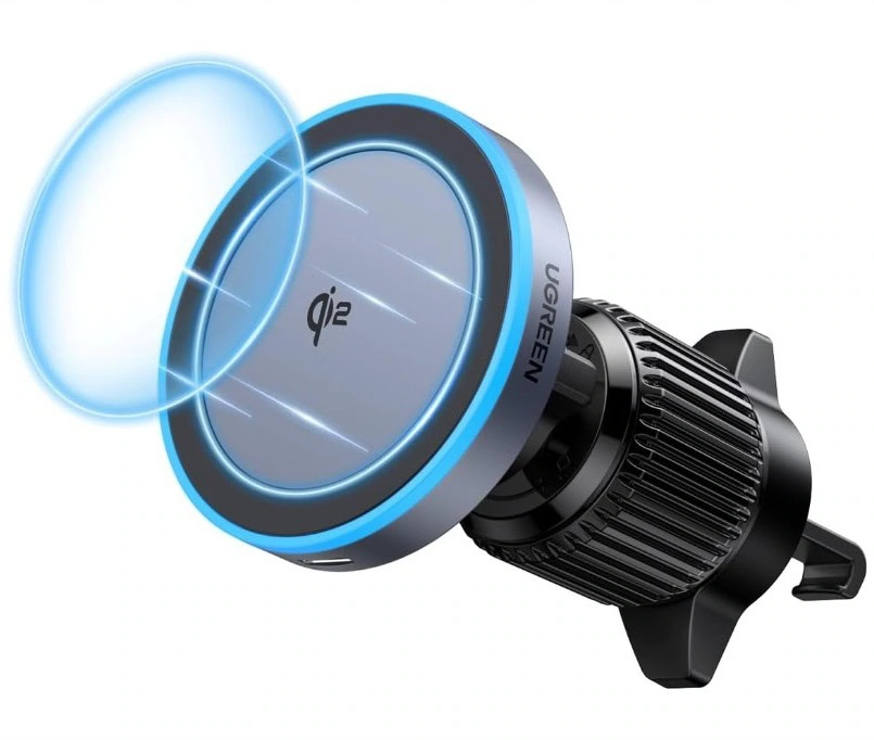 UGREEN Qi2 MagFlow auto lādētājs