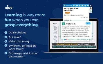 eJOY AI vārdnīcas labākais Chrome paplašinājums 2025 1