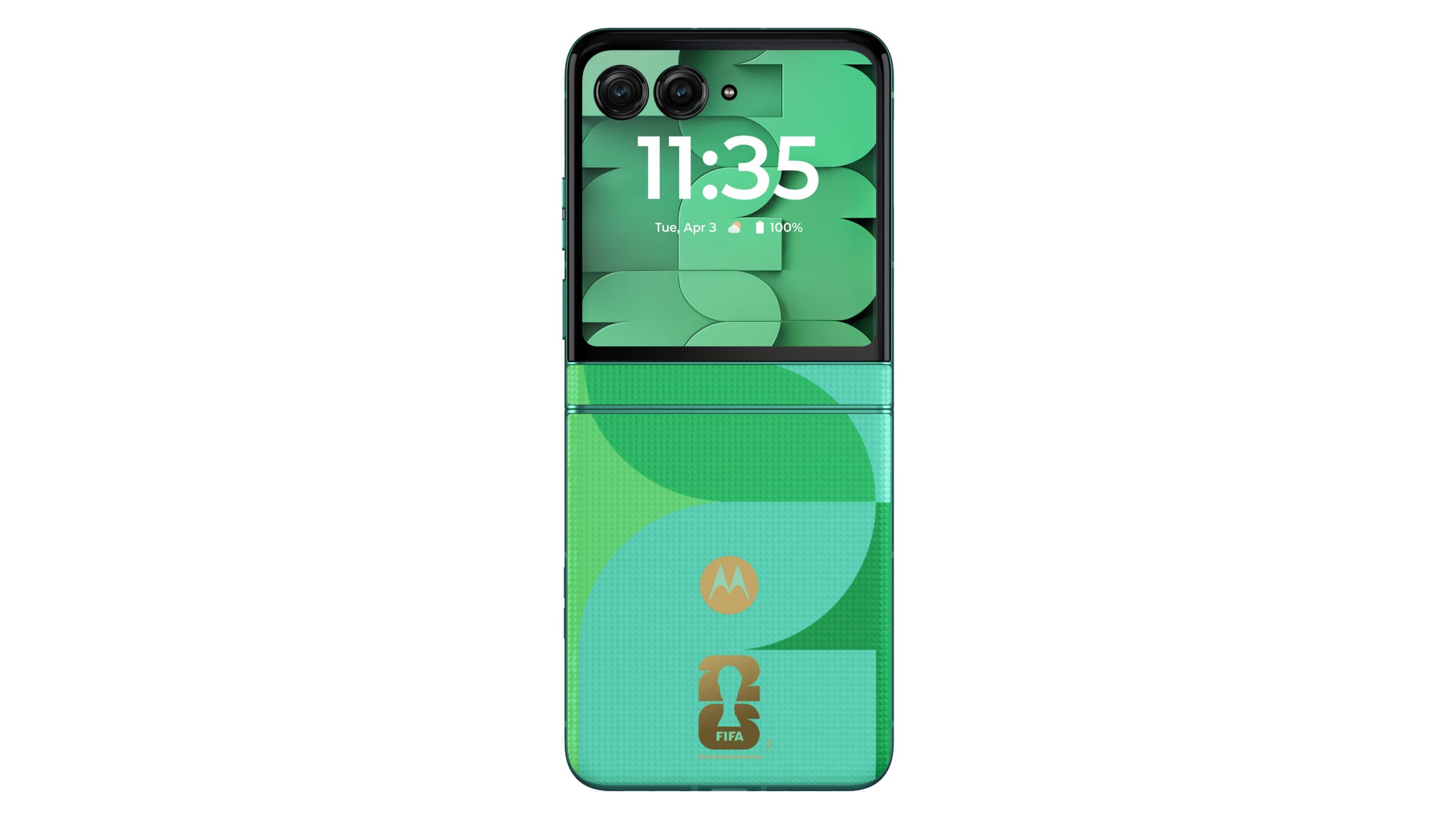 Šis īpašais Motorola Razr 50 varētu būt 2026. gada Pasaules kausa oficiālais tālrunis