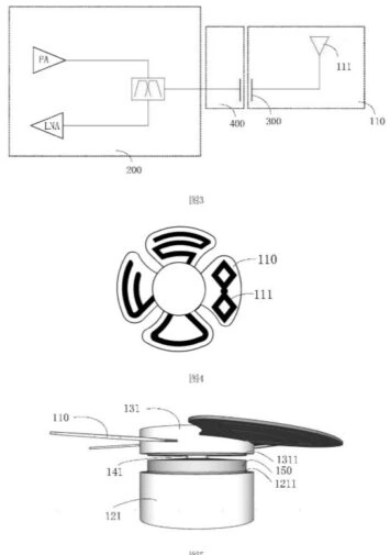Vivo dzesēšanas ventilatora antenas patents 2