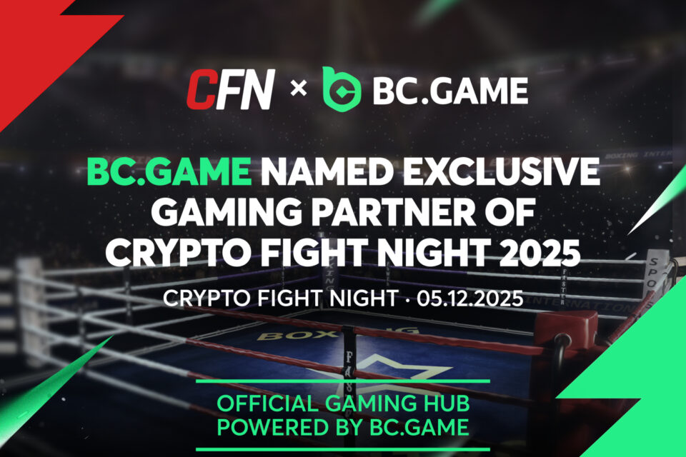 BC.GAME tika nosaukts par Crypto Fight Night 2025 ekskluzīvo spēļu partneri